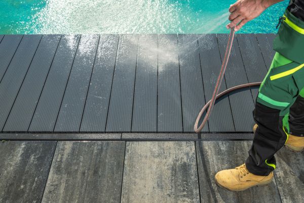 Pool Area Pressure Cleaning in Kalispell