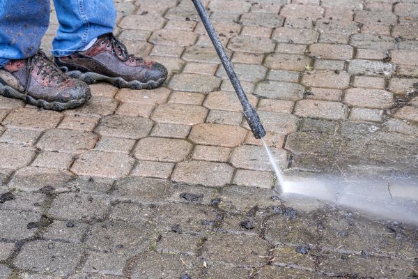 Stone Patio Cleaning in Kalispell