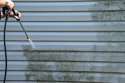 Siding Power Washing detail