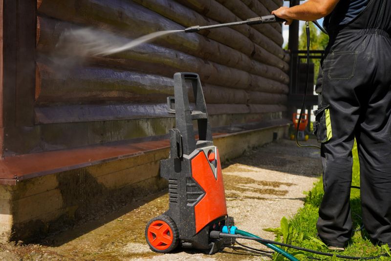 Log Home Power Washing